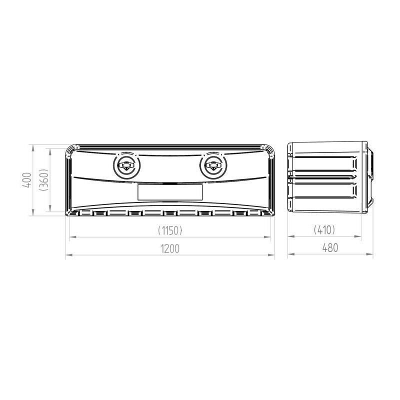 Coffre Plastique 1200