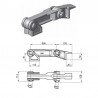 Articulation et bielette haut de porte 26T