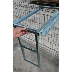 Echelle escamotable 2 marches H 620mm