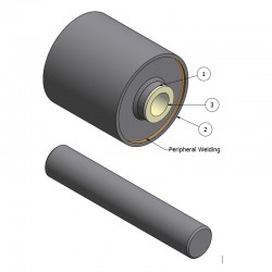 Kit rouleau de benne Classe 1 Ø 160mm