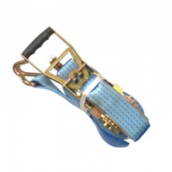 Sangle à cliquet inversé 50mm 6T avec crochets soudés