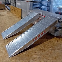 Paire de rampes aluminium 1750mm