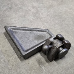 Fermeture décrochable de porte complète Ø 20mm H 76mm