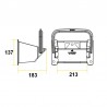Support en PVC pour cale de roue Ø 560mm