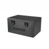 Coffre acier noir L 1200mm x H 500mm x P 500mm