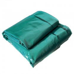 Bâche PVC verte avec oeillets - 4200mm x 2350mm - 550g/m2
