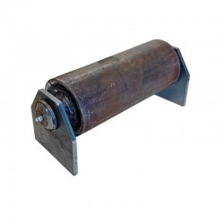 Rouleau benne acier Ø 133mm avec support H 182mm