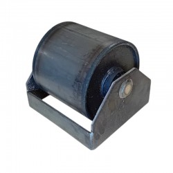 Rouleau benne acier Ø 200mm avec cage H 208mm ep 8mm Classe 2