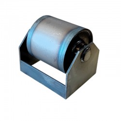 Rouleau benne acier Ø 160mm avec cage H170mm L256mm Ep 6mm Classe 1