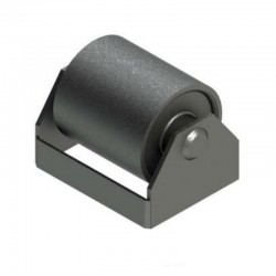 Rouleau benne acier Ø 160mm avec cage H170mm L256mm Ep 6mm Classe 1