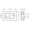 Plaque de fixation simple