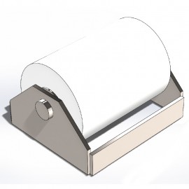 Rouleau de benne Téflon 180mm avec cage