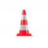 Cône de signalisation en PVC souple 500mm